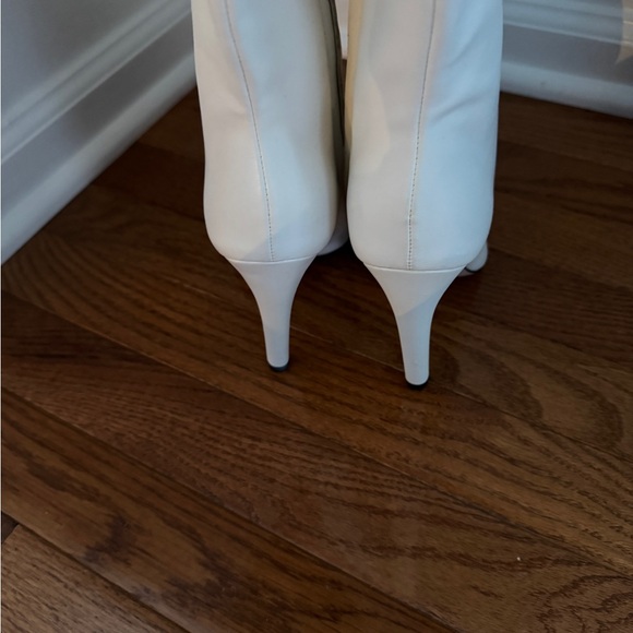 Good American White Leather Snakeskin OTK Boots. Size 6. Perfect. - Picture 8 of 9